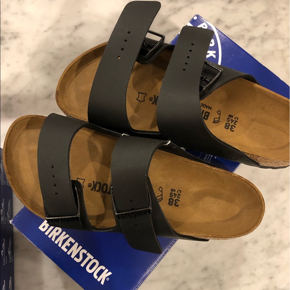 Birkenstock Arizona Birko Flor Black